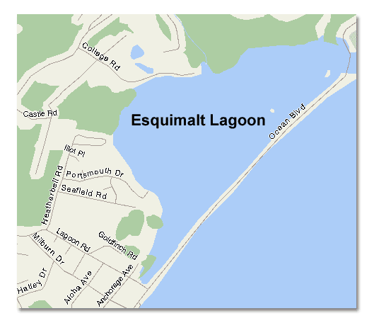 map of esquimalt lagoon