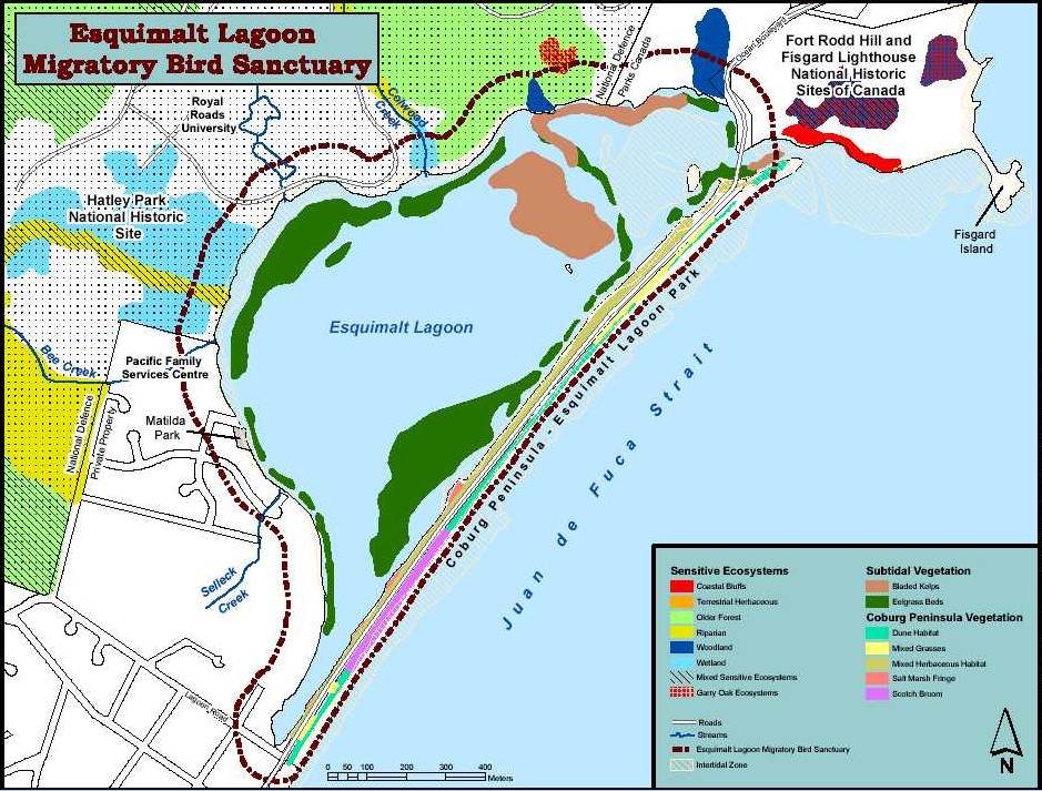 esquimalt lagoon migratory bird sanctuary map
